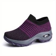 Baskets Orthopédiques Violettes pour Femmes avec Coussin d'Air - Performance et Élégance