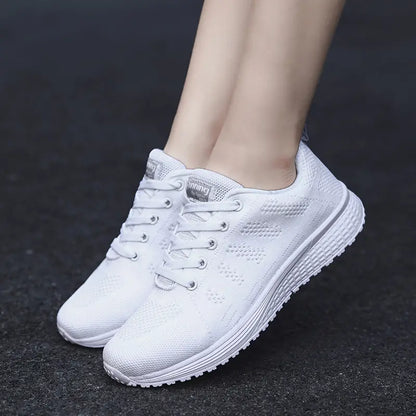 Baskets Orthopédiques Légères et Respirantes - Sneakers Blanche Unisexes pour le Sport et le Quotidien