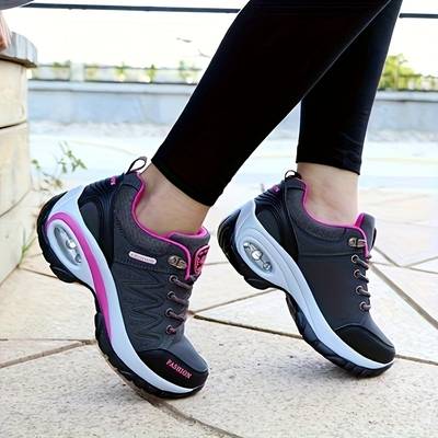 Chaussures de Randonnée Orthopédiques Grises pour Femmes - Confort et Style
