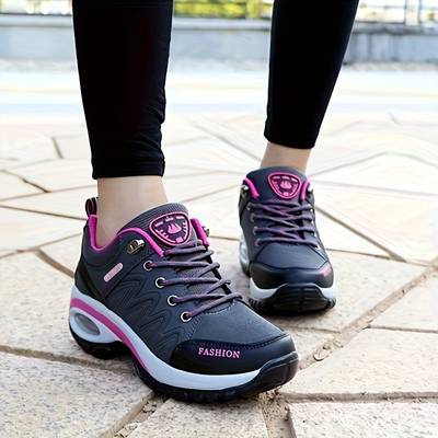 Chaussures de Randonnée Orthopédiques Grises pour Femmes - Confort et Style