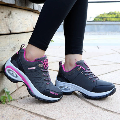 Chaussures de Randonnée Orthopédiques Grises pour Femmes - Confort et Style
