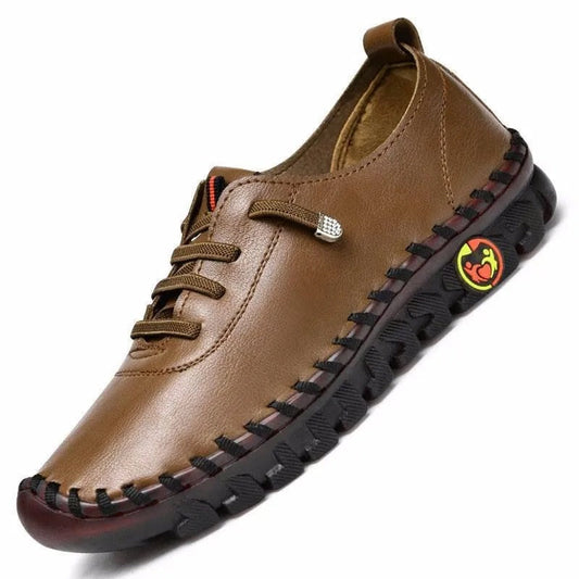Chaussures de Marche Orthopédiques Flexibles en Marron - Sneakers Confortables et Respirantes pour Femme