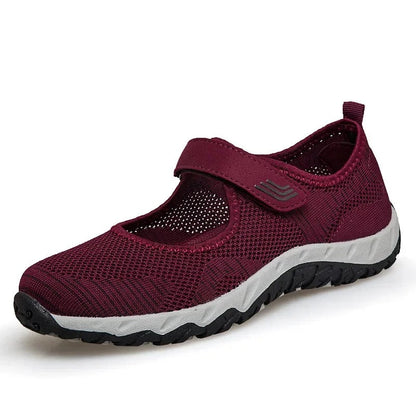 Chaussures / Sandales Orthopédiques Respirantes Sportives Rouges - Confort et Style pour Toutes Vos Activités