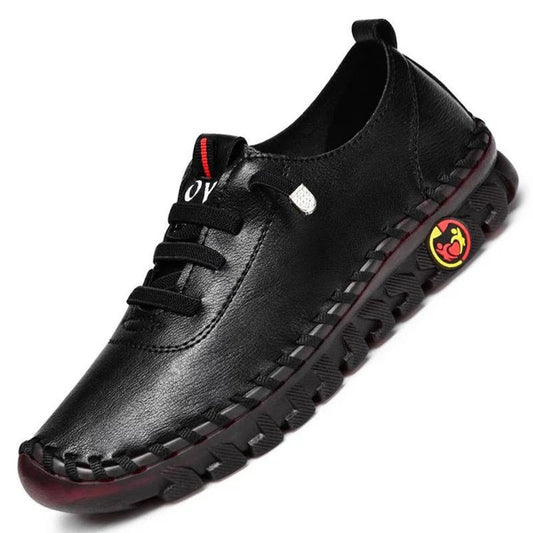 Chaussures de Marche Orthopédiques Flexibles en Noir - Sneakers Confortables et Respirantes pour Femme
