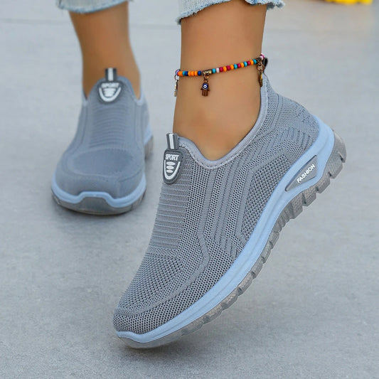 Baskets orthopédiques femme sans lacets – Enfilage rapide et maintien confortable | Orthoshoes