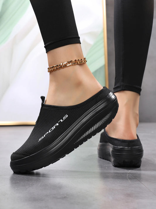 Sandales orthopédiques confort total noires – Respirantes et Faciles à enfiler | Orthoshoes