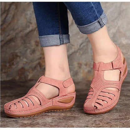 Sandales Orthopédiques Confort Plus Rose - Équilibre Parfait entre Style et Bien-être